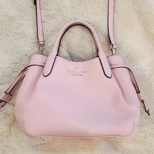 Kate Spade Chalk Pink Pebbled Leather Bag